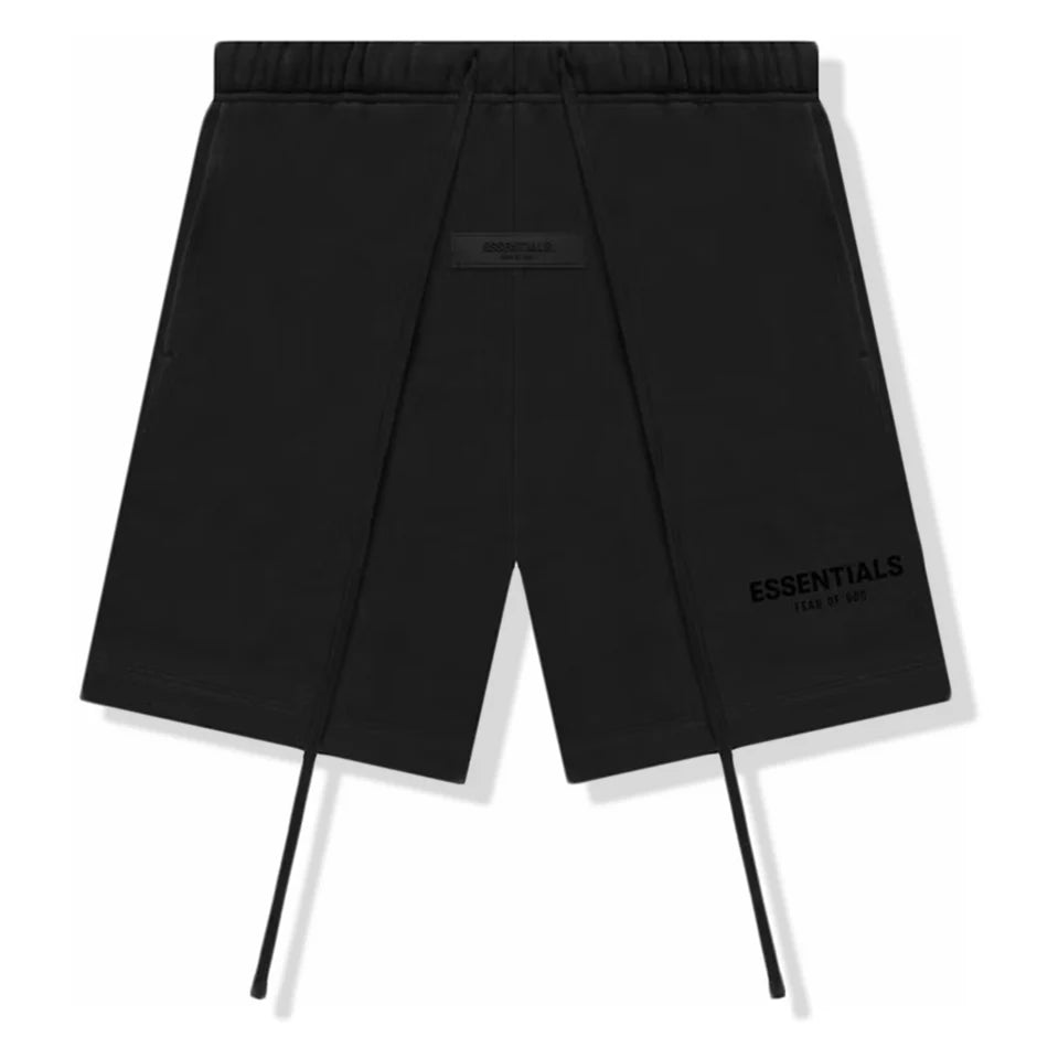 Black stretch limo essentials ss22 shorts